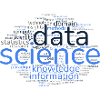 Data Science Word Cloud dark