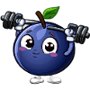 Exercising Blueberry