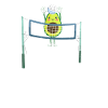 Holy Blockamole Volleyball Avocado
