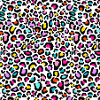 Regenbogen Leopard Geschenkmuster