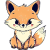 Cute Baby Fox