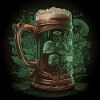 Drinking beer