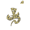 Letter m snake