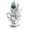 Vase serpent