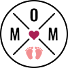 MAMMA Cuore Bambino Bambino Piedi Mamma Amore Festa della Mamma Mamma