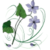 Blumenranke, Fleurs, Wildblumen