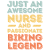 Nurse Biking legend retro
