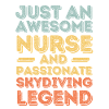 Nurse Skydiving legend retro