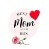 Beste Mutter im Bus