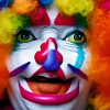 Clown-Gesicht