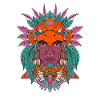 Aztekischer Krieger - Adlerkrieger