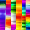 mix of crazy vertical colours