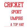 Cricket in which the referee