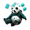 Skydiving Panda
