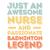 Nurse Badminton legend retro