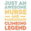 Krankenschwester Kletterlegende retro