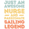Nurse Sailing legend retro