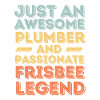 Plumber Frisbee legend retro