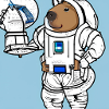 Capybara astronaut