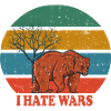 Retro Bear i hate wars