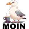 MOIN - Möwe mit Kaffee