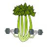 Celery Lifting Weights Bodybuilding Leek