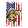 walleye American flag, Fishing