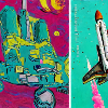 Space Shuttle Van Gogh