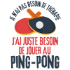 Jouer au ping pong