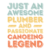 Plumber Canoeing legend retro