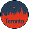 Toronto Skyline Circle Badge