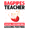 Bagpipe training and bagpipe playing
