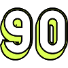 90. BIRTHDAY. HAPPY BIRTHDAY