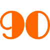 90. HAPPY BIRTHDAY. HAPPY BIRTHDAY