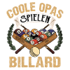 Billard Opa Billardspieler Coole Opas