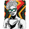 Woman with reggaeton tattoo