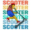 Scootering bunt