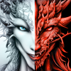 Elfe et Dragon
