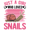 Schnecken Mädchen Fille d’escargot