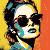Pop Art Cool Woman