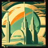 Space retrofuturism