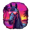 Pferd Synthwave