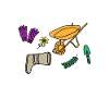 Jardinage grand-mère