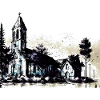 Old church in a village