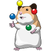 Jongleur hamster jongleur