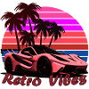 retro vibes car