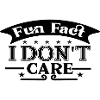 Fait amusant Je m’en fiche