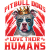 Pitbull Dogs love their humans