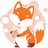 Cute Fox Kawaii T-Shirt