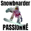 snowboarder passionné